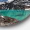 Designart - Distant Mountains and Mountain Lake' Landscape Metal Circle Wall Art